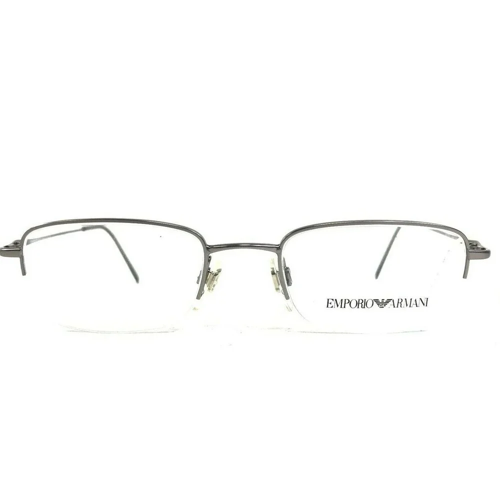 Emporio Armani Eyeglasses Frames 137 1214 Purple Rectangular Half Rim 48-19-135